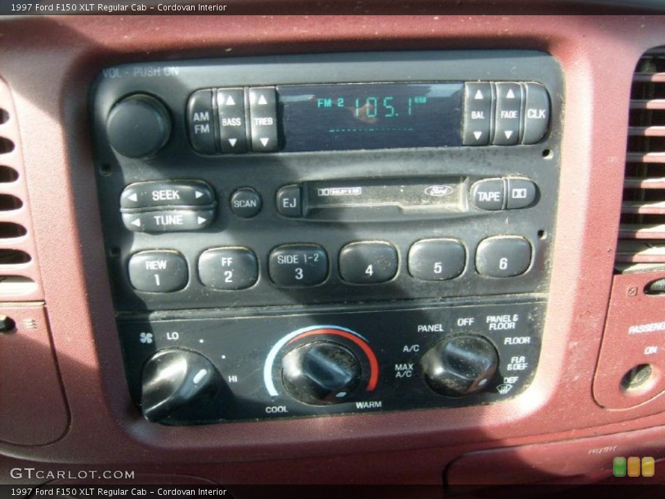 Cordovan Interior Controls for the 1997 Ford F150 XLT Regular Cab #43290520