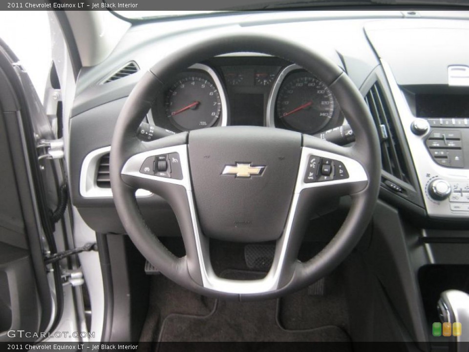 Jet Black Interior Steering Wheel for the 2011 Chevrolet Equinox LT #43293424