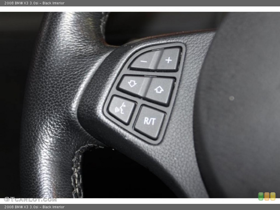 Black Interior Controls for the 2008 BMW X3 3.0si #43294734