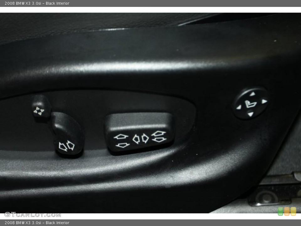 Black Interior Controls for the 2008 BMW X3 3.0si #43295100