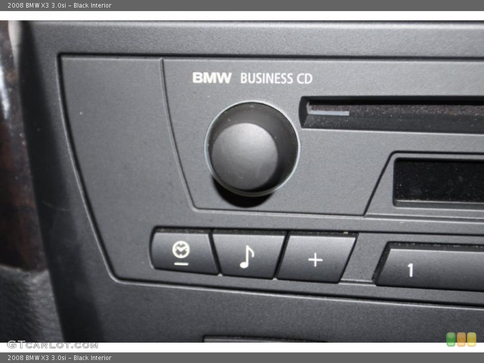 Black Interior Controls for the 2008 BMW X3 3.0si #43295248