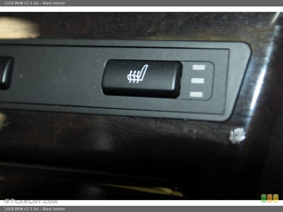 Black Interior Controls for the 2008 BMW X3 3.0si #43295332