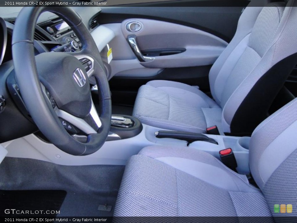 Gray Fabric Interior Photo for the 2011 Honda CR-Z EX Sport Hybrid #43296912