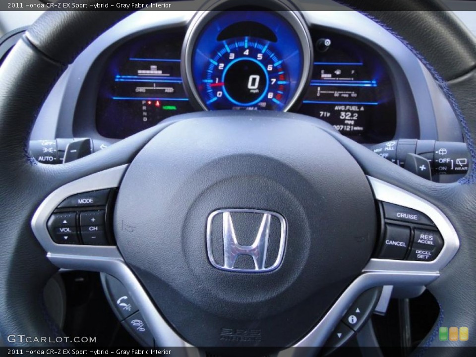 Gray Fabric Interior Gauges for the 2011 Honda CR-Z EX Sport Hybrid #43297016