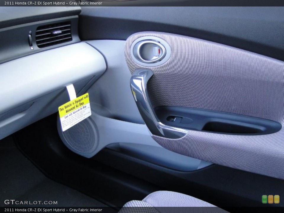 Gray Fabric Interior Door Panel for the 2011 Honda CR-Z EX Sport Hybrid #43297104
