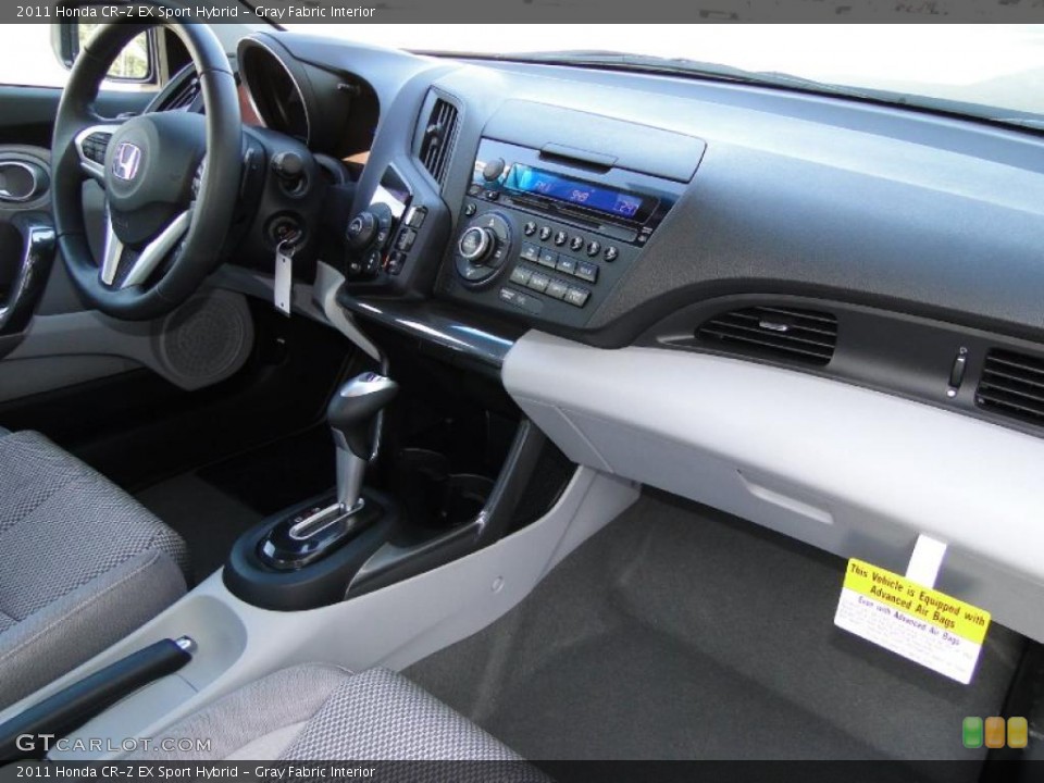 Gray Fabric Interior Dashboard for the 2011 Honda CR-Z EX Sport Hybrid #43297128