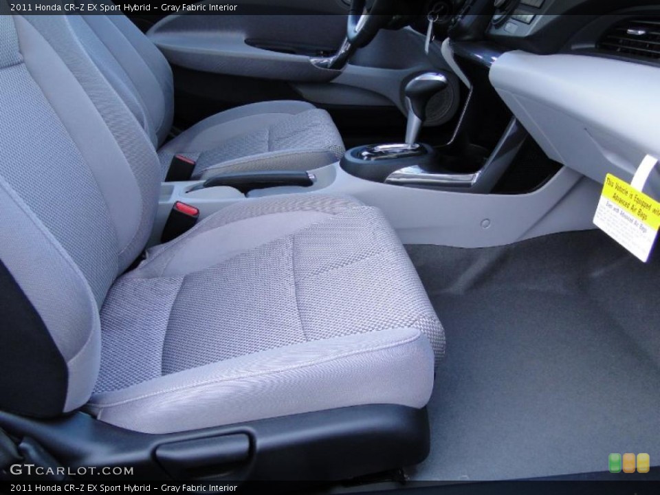 Gray Fabric Interior Photo for the 2011 Honda CR-Z EX Sport Hybrid #43297156