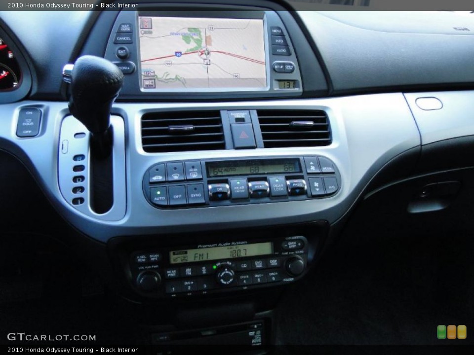Black Interior Controls for the 2010 Honda Odyssey Touring #43299032