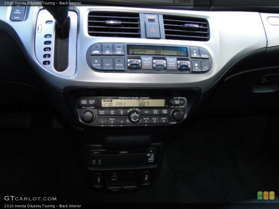 Black Interior Controls for the 2010 Honda Odyssey Touring #43299112