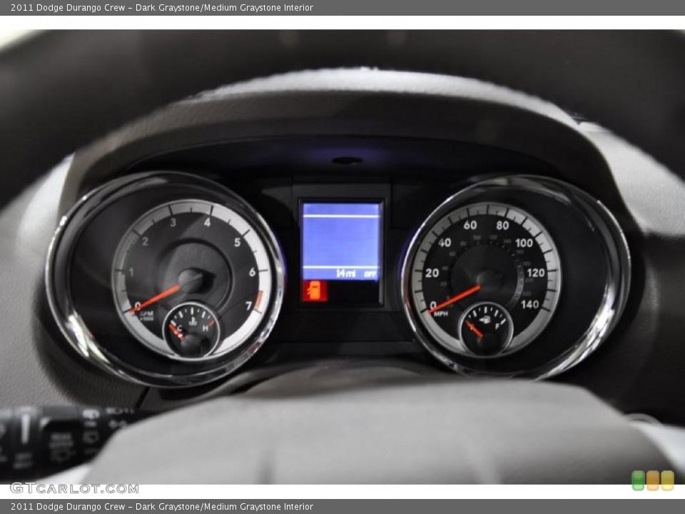 Dark Graystone/Medium Graystone Interior Gauges for the 2011 Dodge Durango Crew #43302336