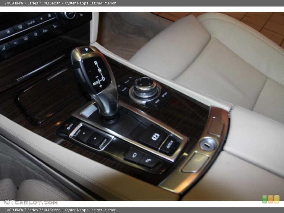 Oyster Nappa Leather Interior Transmission for the 2009 BMW 7 Series 750Li Sedan #43303204