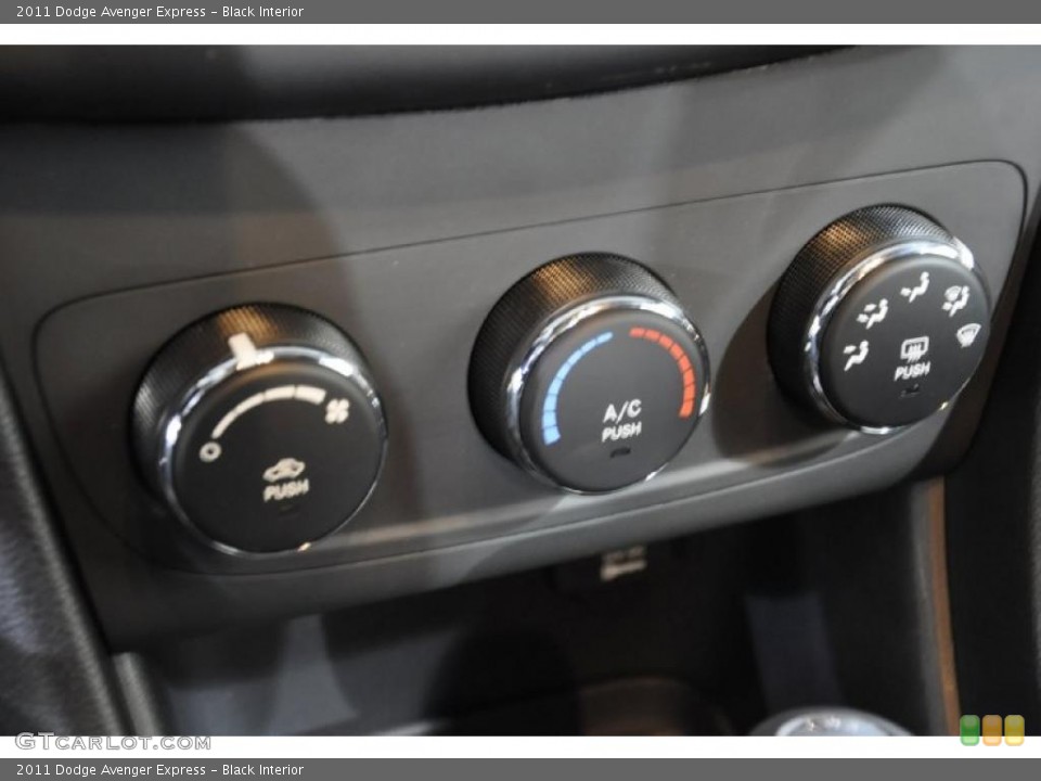 Black Interior Controls for the 2011 Dodge Avenger Express #43303991
