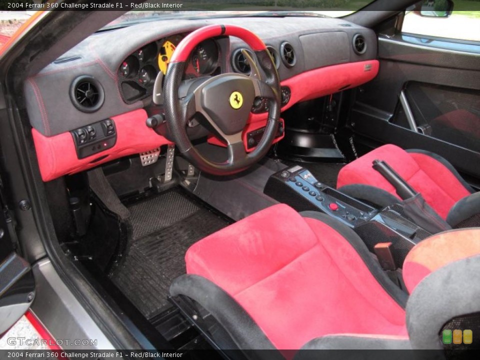 Red/Black Interior Prime Interior for the 2004 Ferrari 360 Challenge Stradale F1 #43306743