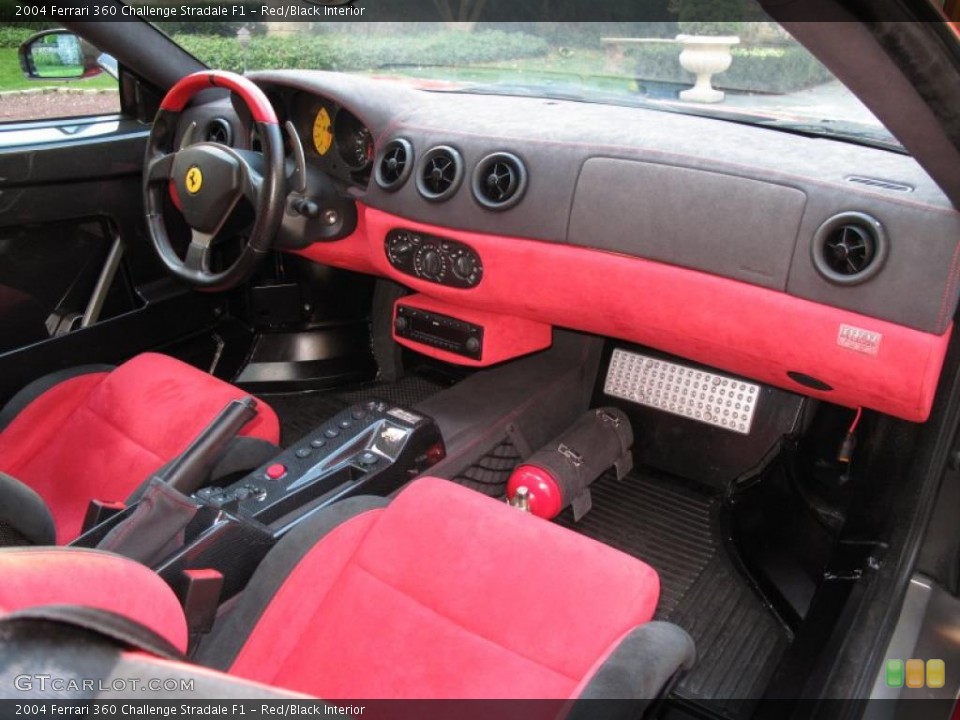 Red/Black Interior Dashboard for the 2004 Ferrari 360 Challenge Stradale F1 #43306827