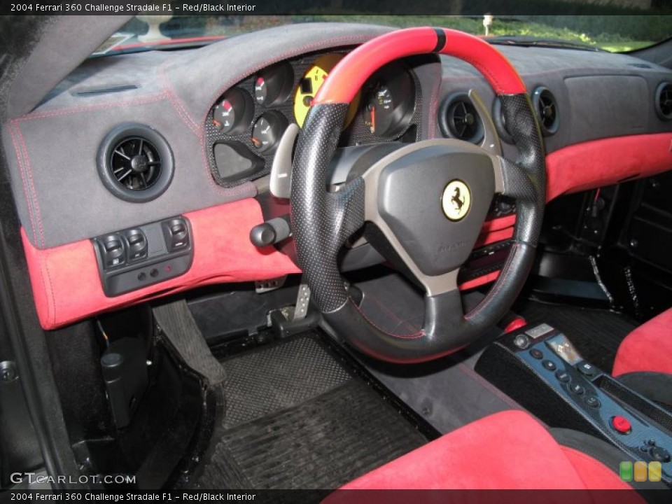 Red/Black Interior Steering Wheel for the 2004 Ferrari 360 Challenge Stradale F1 #43306910