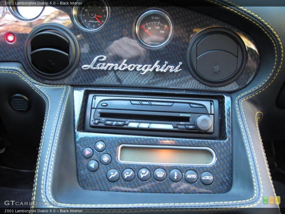 Black Interior Controls for the 2001 Lamborghini Diablo 6.0 #43307443