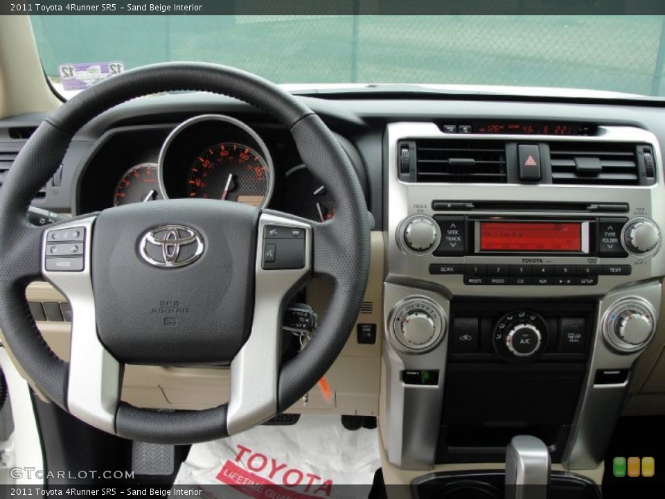 Sand Beige Interior Dashboard for the 2011 Toyota 4Runner SR5 #43308523