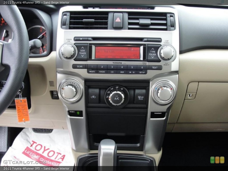 Sand Beige Interior Controls for the 2011 Toyota 4Runner SR5 #43308539