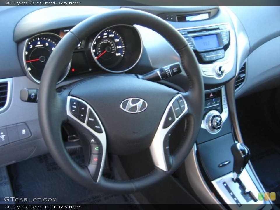 Gray Interior Photo for the 2011 Hyundai Elantra Limited #43308843