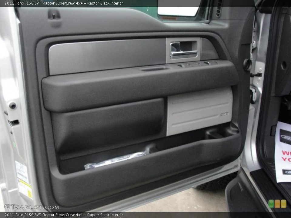 Raptor Black Interior Door Panel for the 2011 Ford F150 SVT Raptor SuperCrew 4x4 #43309855