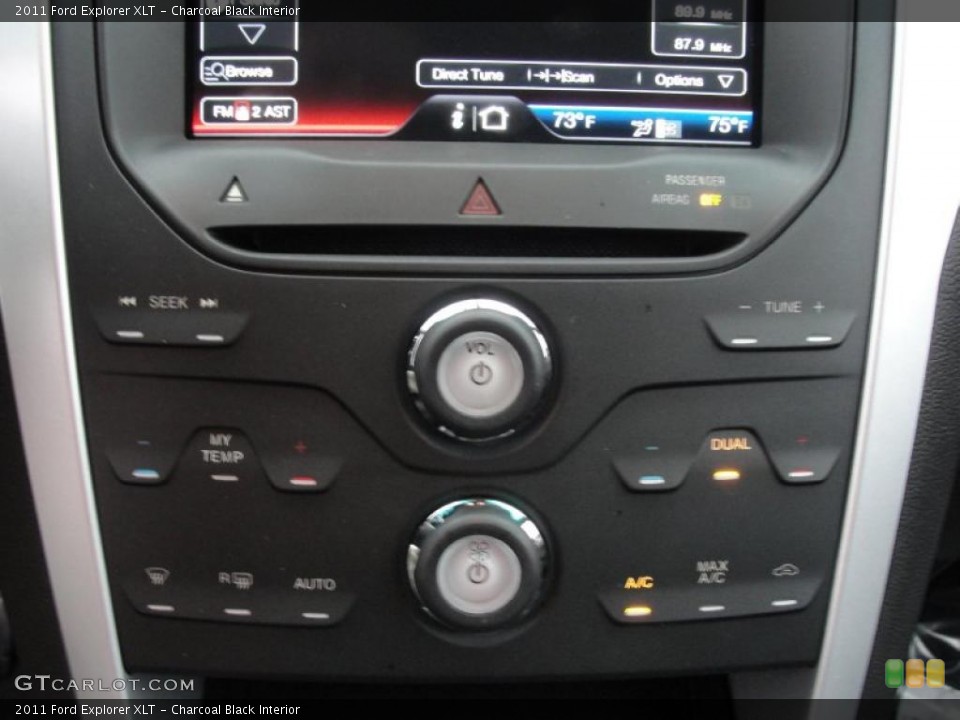 Charcoal Black Interior Controls for the 2011 Ford Explorer XLT #43311227
