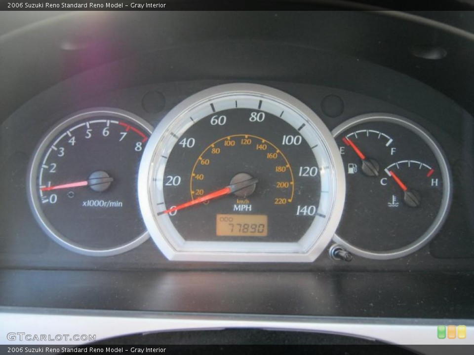 Gray Interior Gauges for the 2006 Suzuki Reno  #43312899