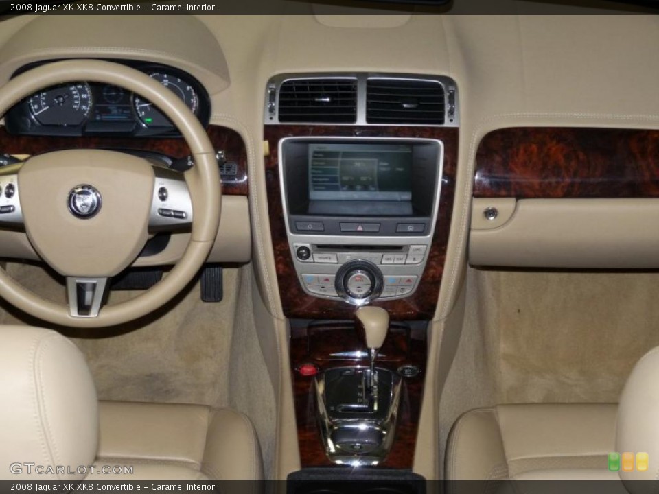 Caramel Interior Dashboard for the 2008 Jaguar XK XK8 Convertible #43320631