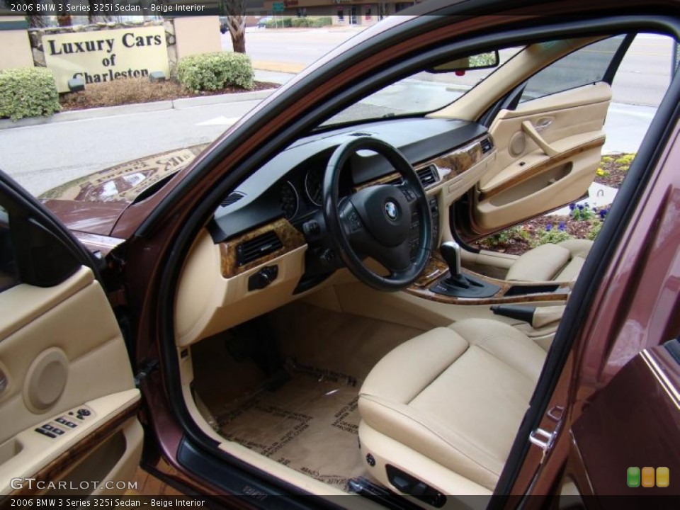 Beige Interior Photo for the 2006 BMW 3 Series 325i Sedan #43321815