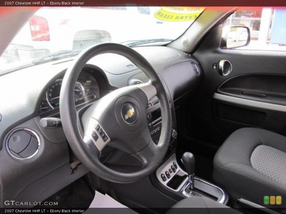 Ebony Black 2007 Chevrolet HHR Interiors