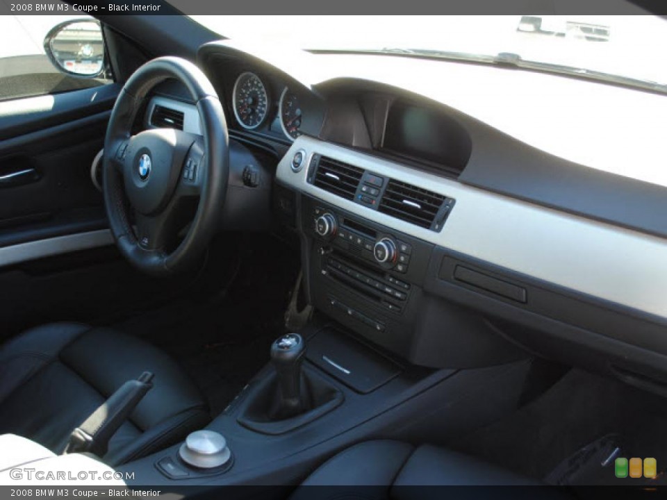 Black Interior Dashboard for the 2008 BMW M3 Coupe #43323110