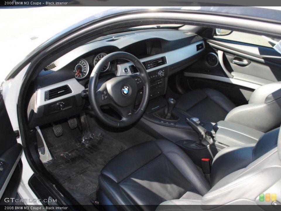 Black Interior Prime Interior for the 2008 BMW M3 Coupe #43323239