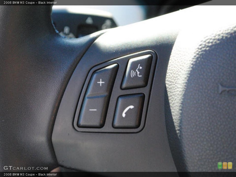 Black Interior Controls for the 2008 BMW M3 Coupe #43323339