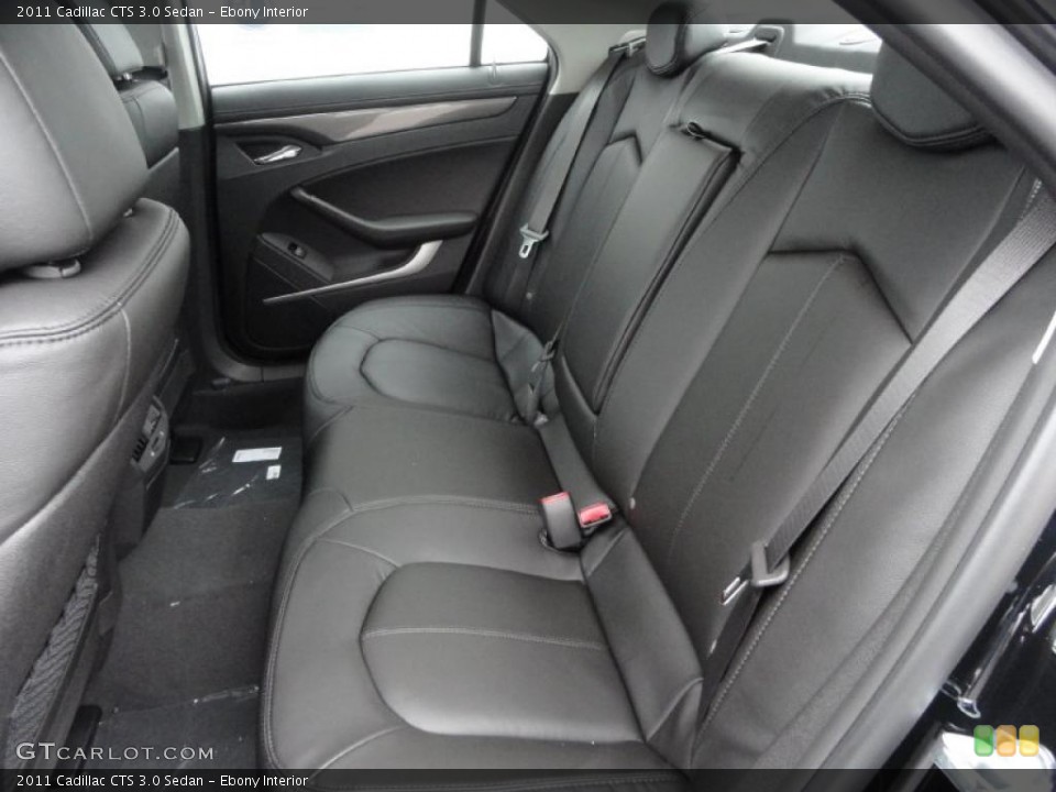 Ebony Interior Photo for the 2011 Cadillac CTS 3.0 Sedan #43323451