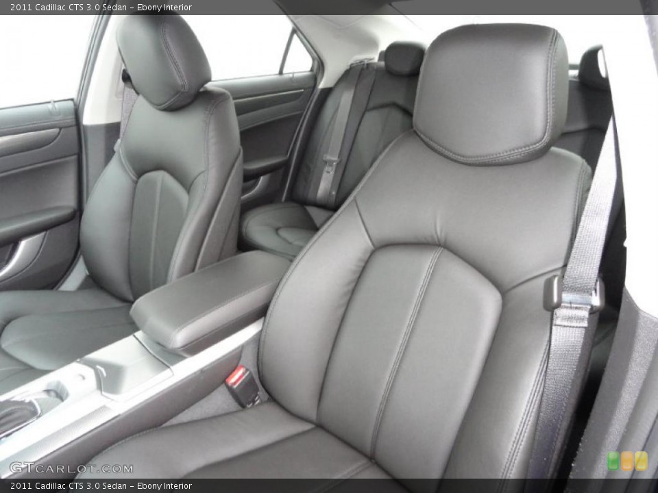 Ebony Interior Photo for the 2011 Cadillac CTS 3.0 Sedan #43323527