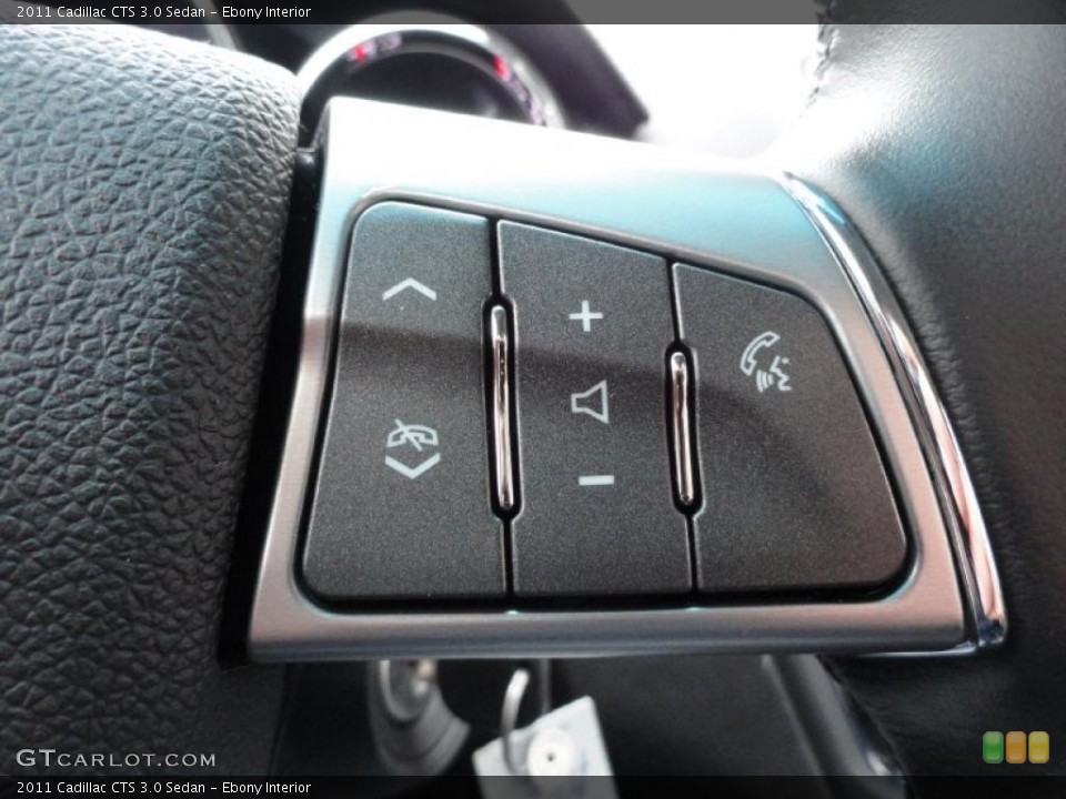 Ebony Interior Controls for the 2011 Cadillac CTS 3.0 Sedan #43323656
