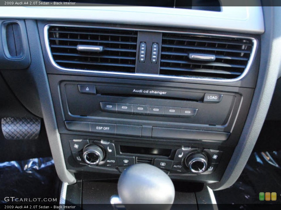 Black Interior Controls for the 2009 Audi A4 2.0T Sedan #43325751