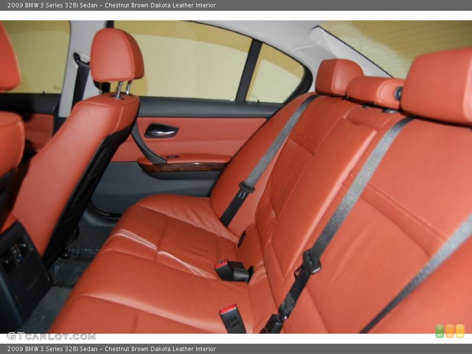 Chestnut Brown Dakota Leather Interior Photo for the 2009 BMW 3 Series 328i Sedan #43326627