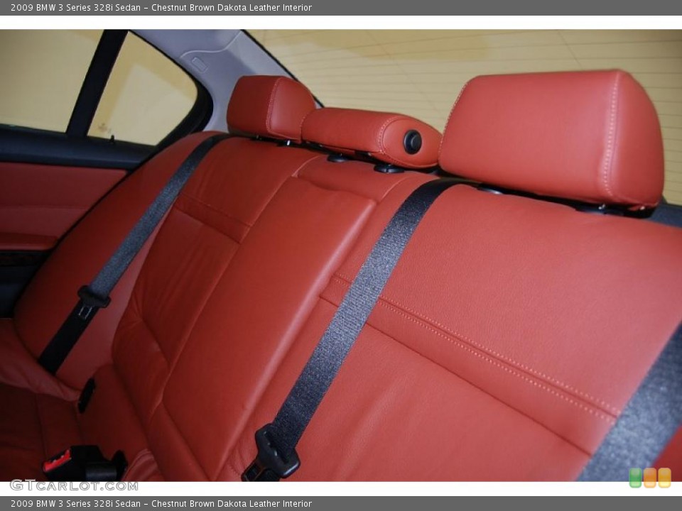 Chestnut Brown Dakota Leather Interior Photo for the 2009 BMW 3 Series 328i Sedan #43326643
