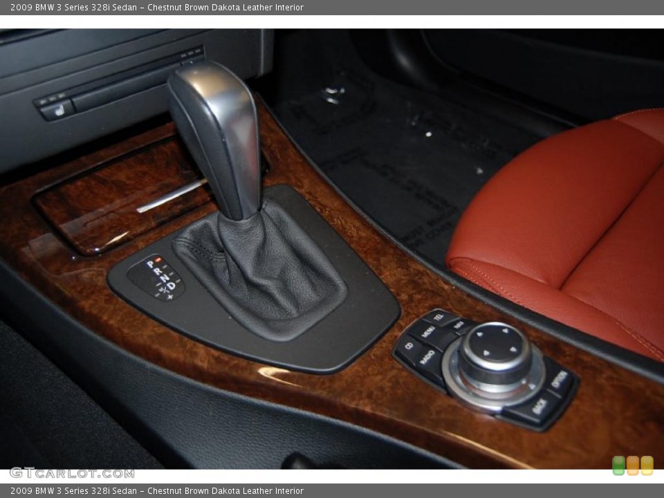 Chestnut Brown Dakota Leather Interior Transmission for the 2009 BMW 3 Series 328i Sedan #43326771