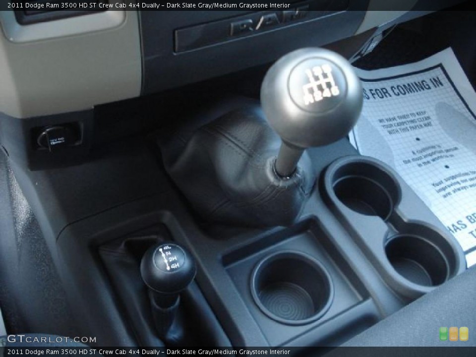 Dark Slate Gray/Medium Graystone Interior Transmission for the 2011 Dodge Ram 3500 HD ST Crew Cab 4x4 Dually #43326887