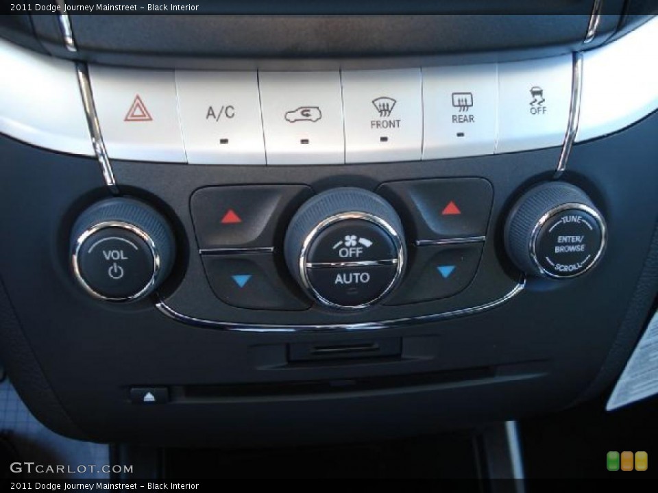 Black Interior Controls for the 2011 Dodge Journey Mainstreet #43327251