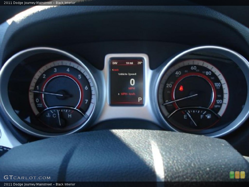 Black Interior Gauges for the 2011 Dodge Journey Mainstreet #43327267