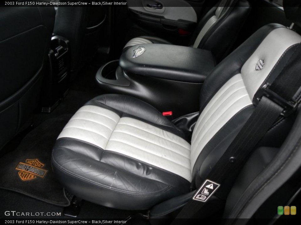 Black/Silver Interior Photo for the 2003 Ford F150 Harley-Davidson SuperCrew #43330499