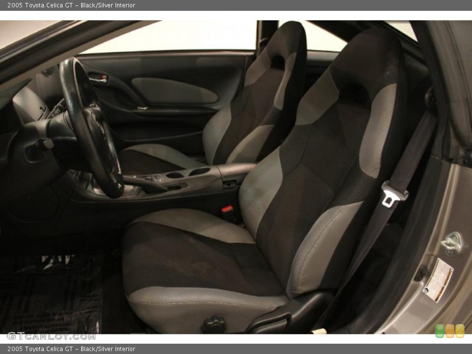 Black/Silver Interior Photo for the 2005 Toyota Celica GT #43330715