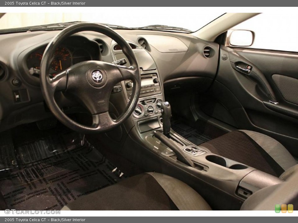 Black/Silver Interior Photo for the 2005 Toyota Celica GT #43330727