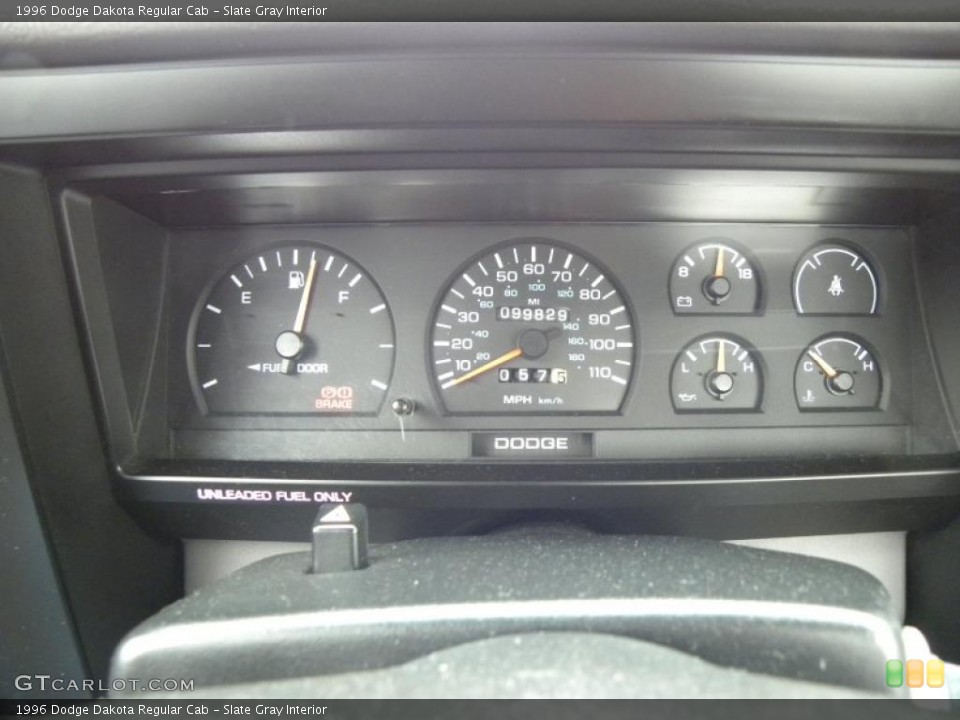 Slate Gray Interior Gauges for the 1996 Dodge Dakota Regular Cab #43330922
