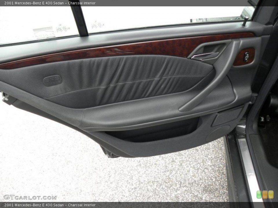 Charcoal Interior Door Panel for the 2001 Mercedes-Benz E 430 Sedan #43331387