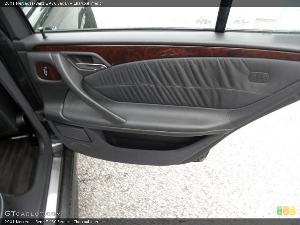 Charcoal Interior Door Panel for the 2001 Mercedes-Benz E 430 Sedan #43331443