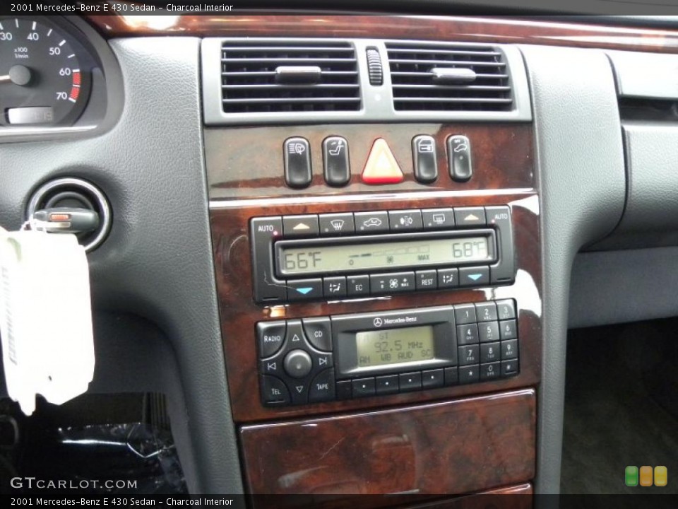 Charcoal Interior Controls for the 2001 Mercedes-Benz E 430 Sedan #43331563