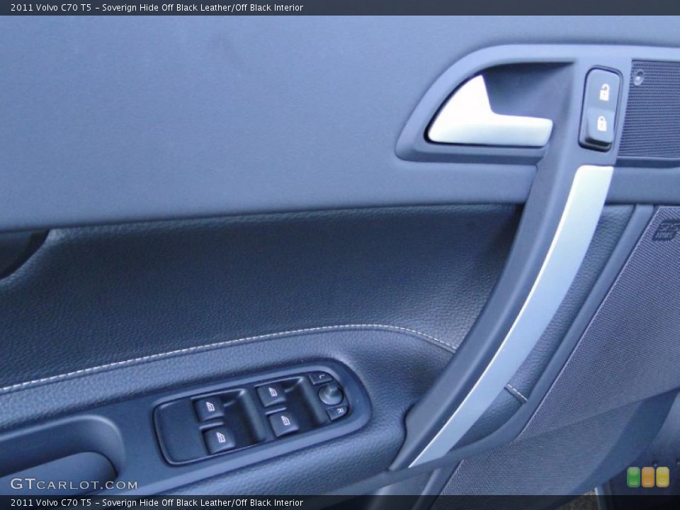 Soverign Hide Off Black Leather/Off Black Interior Controls for the 2011 Volvo C70 T5 #43333443